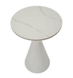 Tavolinetto con base in ferro e top in ceramica - Arrediorg