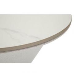Tavolinetto con base in ferro e top in ceramica - Arrediorg