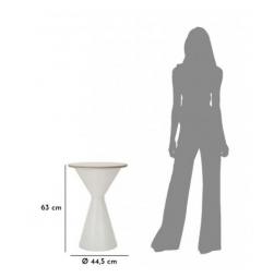 Tavolinetto con base in ferro e top in ceramica - Arrediorg