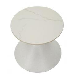 Tavolinetto con base in ferro e top in ceramica - Arrediorg