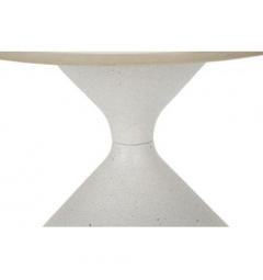 Tavolinetto con base in ferro e top in ceramica - Arrediorg
