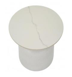 Tavolinetto con base in ferro e top in ceramica - Arrediorg