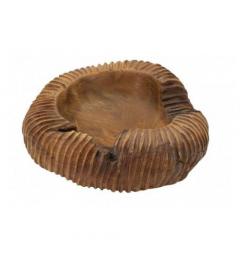 Svuotatasche in teak riciclato realizzato a mano - Arrediorg
