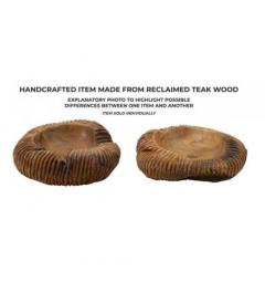 Svuotatasche in teak riciclato realizzato a mano - Arrediorg