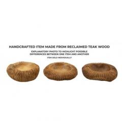 Svuotatasche in teak riciclato - Arrediorg