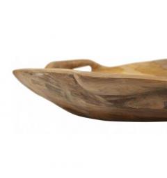 Svuotatasche in teak riciclato realizzato a mano - Arrediorg