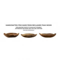 Svuotatasche in teak riciclato realizzato a mano - Arrediorg