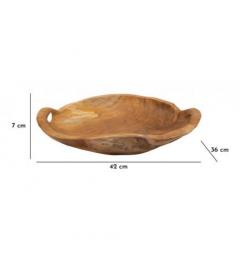 Svuotatasche in teak riciclato realizzato a mano - Arrediorg