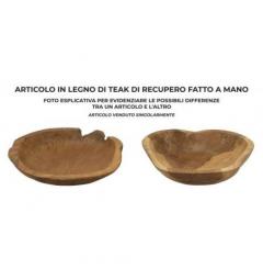 Svuotatasche in teak riciclato - Arrediorg