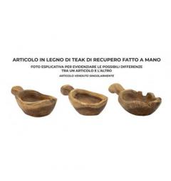 Svuotatasche in teak riciclato bellezza e funzionalità - Arrediorg