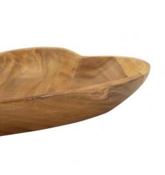 Svuotatasche a forma di cuore in teak riciclato - Arrediorg