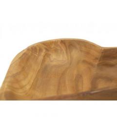 Svuotatasche a forma di cuore in teak riciclato - Arrediorg
