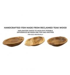 Svuotatasche in teak riciclato eleganza e sostenibilità - Arrediorg