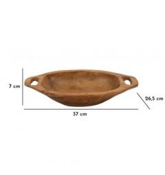 Svuotatasche in teak riciclato eleganza e sostenibilità - Arrediorg