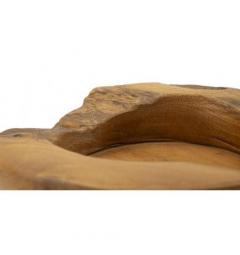 Svuotatasche in teak riciclato forme sinuose - Arrediorg