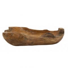 Svuotatasche dalle forme irregolari in teak riciclato - Arrediorg