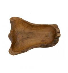 Svuotatasche dalle forme irregolari in teak riciclato - Arrediorg