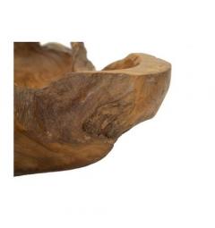 Svuotatasche dalle forme irregolari in teak riciclato - Arrediorg