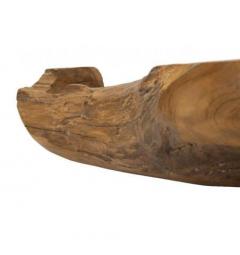 Svuotatasche dalle forme irregolari in teak riciclato - Arrediorg