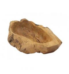 Svuotatasche dalle forme irregolari in teak riciclato - Arrediorg