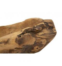 Svuotatasche dalle forme irregolari in teak riciclato - Arrediorg