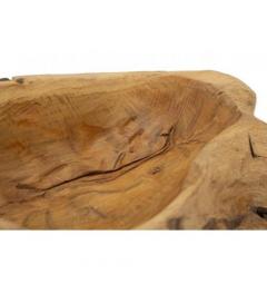 Svuotatasche dalle forme irregolari in teak riciclato - Arrediorg