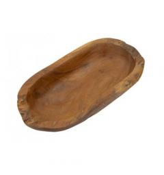 Svuotatasche dalle forme irregolari in teak riciclato - Arrediorg