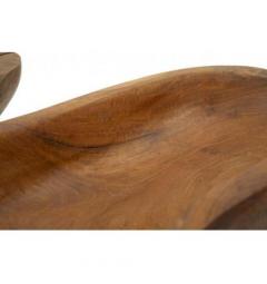 Svuotatasche dalle forme irregolari in teak riciclato - Arrediorg