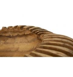 Svuotatasche dalle forme tondeggianti in teak riciclato - Arrediorg