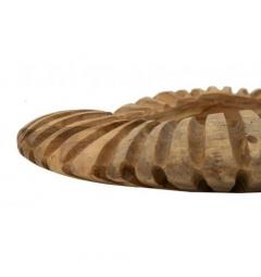 Svuotatasche dalle forme tondeggianti in teak riciclato - Arrediorg