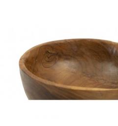 Svuotatasche dalle forme irregolari in teak riciclato realizzato a mano - Arrediorg