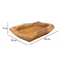 Elegante e sostenibile, svuotatasche in teak riciclato - Arrediorg