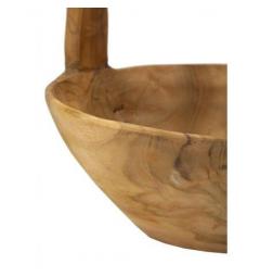 Elegante svuotatasche in teak riciclato - Arrediorg