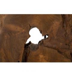 Lampada in teak riciclato, realizzata a mano - Arrediorg