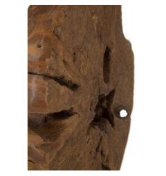 Lampada in teak riciclato, realizzata a mano - Arrediorg