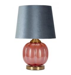 Lampada con base rossa in vetro - Arrediorg