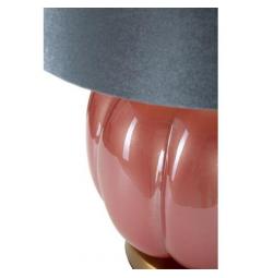 Lampada con base rossa in vetro - Arrediorg