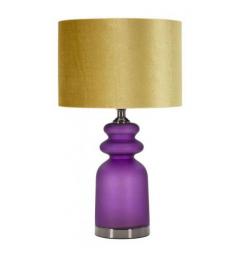 Lampada affascinante con base in vetro viola - Arrediorg