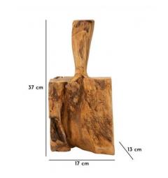 Ferma porte in teak riciclato - Arrediorg