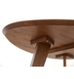 Tavolino rovere massello tabacco 67x68 cm Orbetello