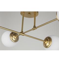 Lampada da soffitto ottone a sfera FINO W4 - Arrediorg