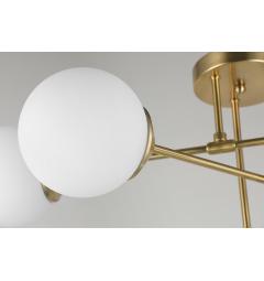 Plafoniera ottone moderna a sfera FINO W6 - Arrediorg