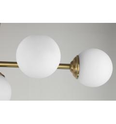 Lampadario design moderno struttura in metallo ottone FINO W5 - Arrediorg
