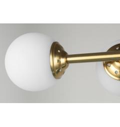 Lampadario design moderno struttura in metallo ottone FINO W5 - Arrediorg