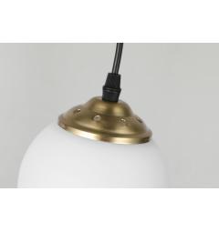 Lampadario tre sfere a sospensione ottone FINO W3 - Arrediorg