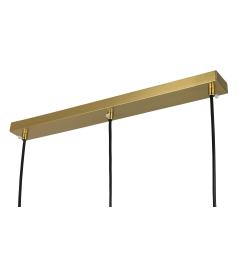 Lampadario tre sfere a sospensione ottone FINO W3 - Arrediorg
