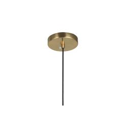 Lampadario a sfera con ramo in metallo ottone FINO W6 - Arrediorg