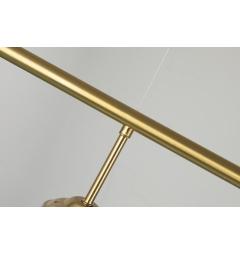 Lampadario a sfera con ramo in metallo ottone FINO W6 - Arrediorg
