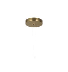 Lampadario a sfera con ramo in metallo ottone FINO W6 - Arrediorg