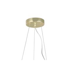 Lampadario a sfere oro 9 punti luce circolare - Arrediorg
